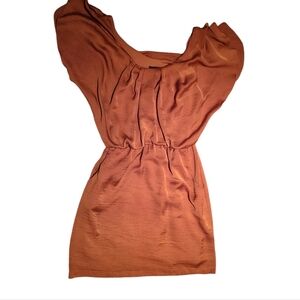 City Triangles Terracotta Mini Dress